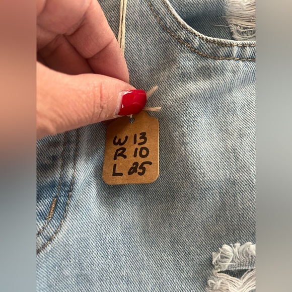 Blue Savvy Distressed Light Wash Jeans Women’s size 25 - Picture 15 of 16